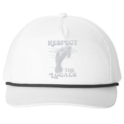 Respect The Locals Snapback Five-Panel Rope Hat