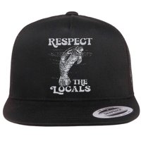 Respect The Locals Flat Bill Trucker Hat