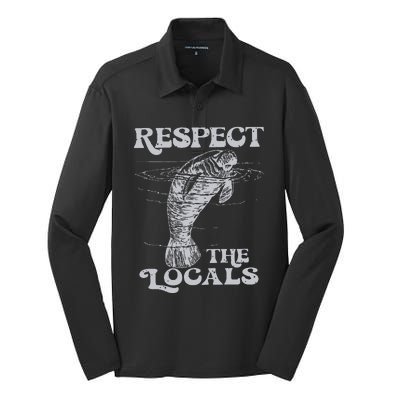 Respect The Locals Silk Touch Performance Long Sleeve Polo