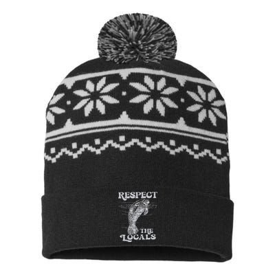 Respect The Locals USA-Made Snowflake Beanie