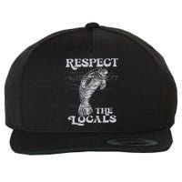 Respect The Locals Wool Snapback Cap