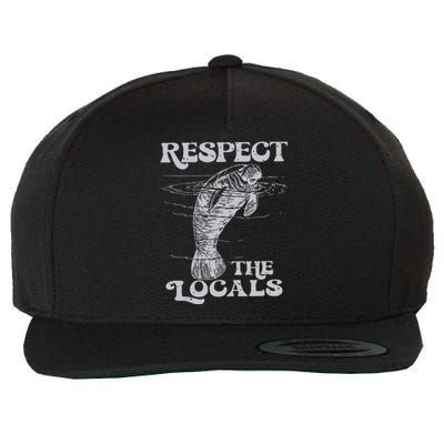 Respect The Locals Wool Snapback Cap