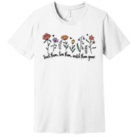 Retro Teacher Life , Floral Flower Premium T-Shirt