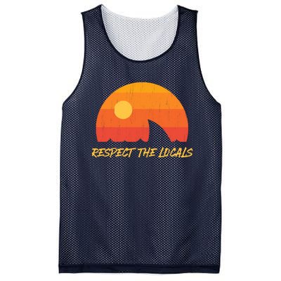 Respect The Locals ✅ Shark Week Mesh Reversible Basketball Jersey Tank