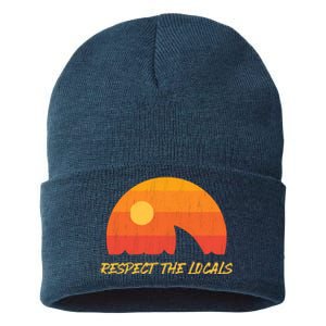 Respect The Locals ✅ Shark Week Sustainable Knit Beanie