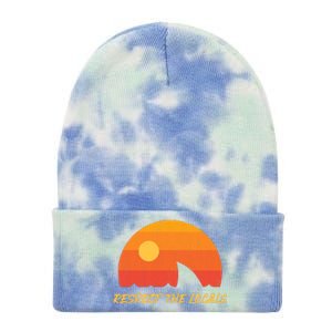 Respect The Locals ✅ Shark Week Tie Dye 12in Knit Beanie