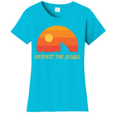 Respect The Locals ✅ Shark Week Women's T-Shirt