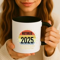 Retro The Legend Has Retired 2025 Not My Problem Anymore Mug