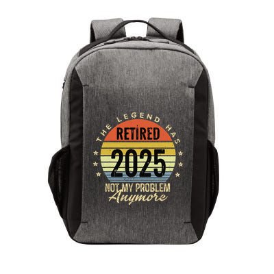 Retro The Legend Has Retired 2025 Not My Problem Anymore Vector Backpack