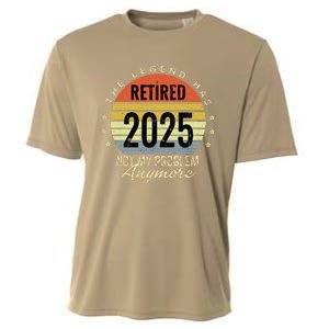 Retro The Legend Has Retired 2025 Not My Problem Anymore Cooling Performance Crew T-Shirt