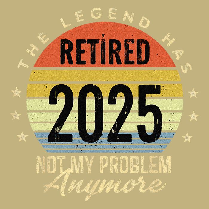 Retro The Legend Has Retired 2025 Not My Problem Anymore Performance Shirt