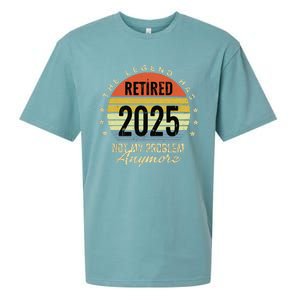 Retro The Legend Has Retired 2025 Not My Problem Anymore Sueded Cloud Jersey T-Shirt