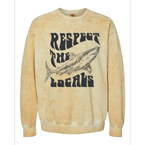 Respect The Locals Colorblast Crewneck Sweatshirt