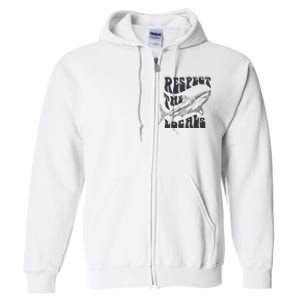 Respect The Locals Full Zip Hoodie