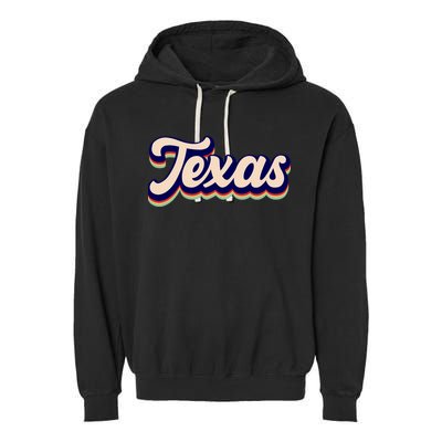 Retro Texas Logo Garment-Dyed Fleece Hoodie