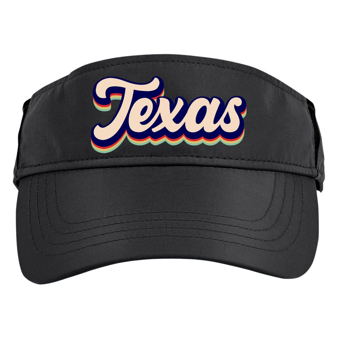 Retro Texas Logo Adult Drive Performance Visor