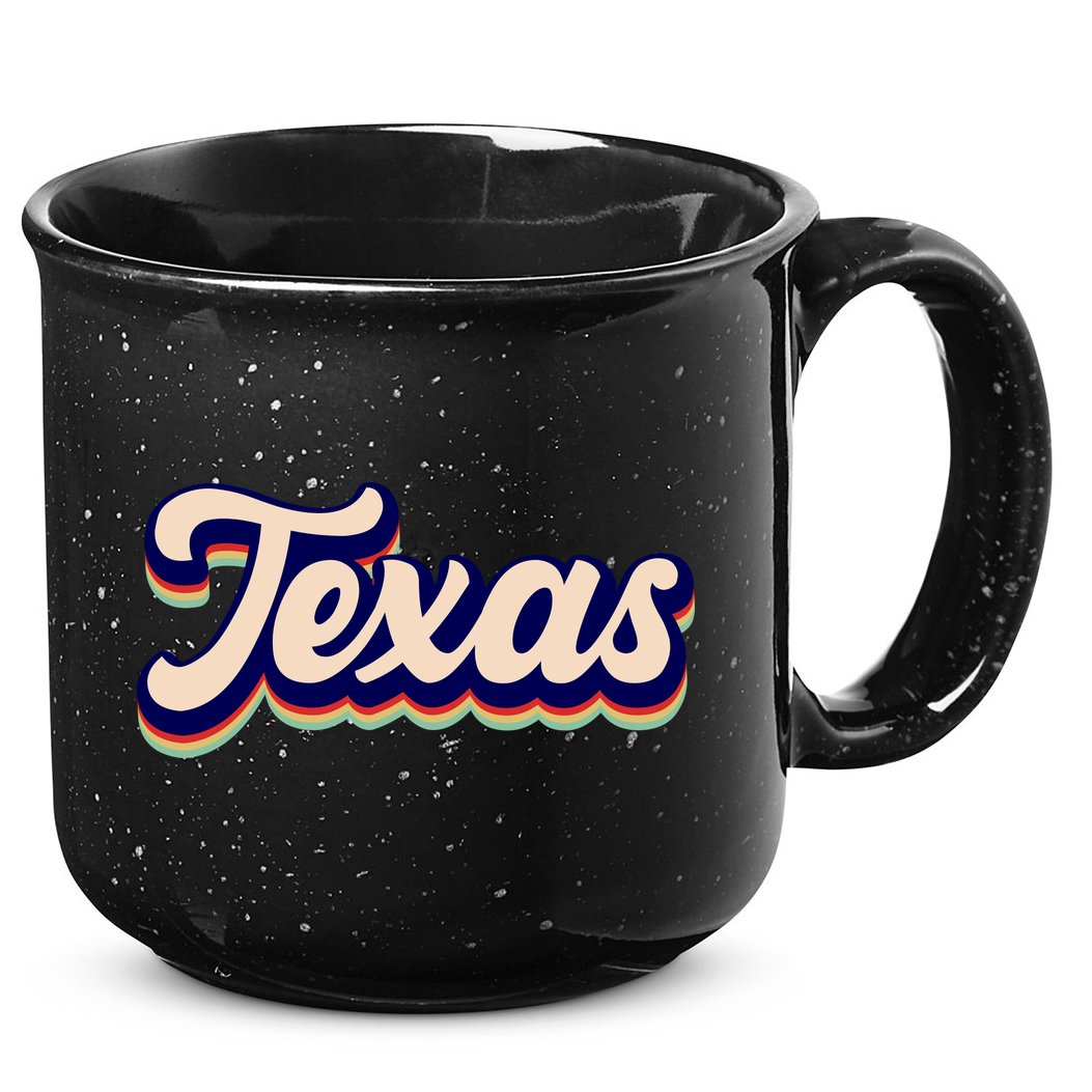 Retro Texas Logo 15oz Campfire Ceramic Mug