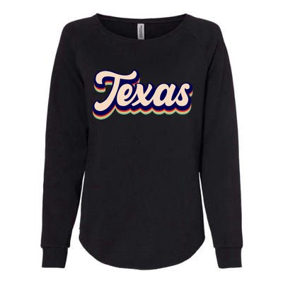 Retro Texas Logo Womens California Wash Sweatshirt