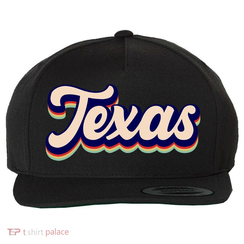 Retro Texas Logo Wool Snapback Cap