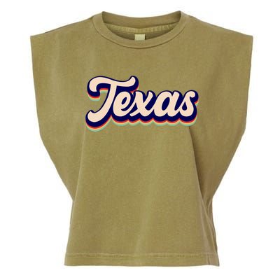 Retro Texas Logo Garment-Dyed Women's Muscle Tee