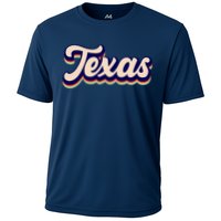 Retro Texas Logo Cooling Performance Crew T-Shirt