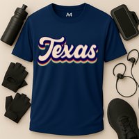 Retro Texas Logo Cooling Performance Crew T-Shirt