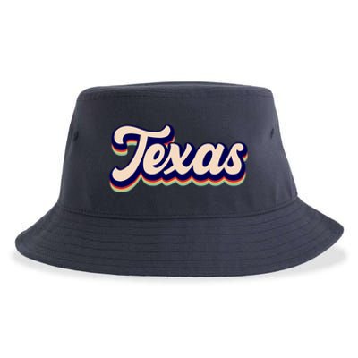 Retro Texas Logo Sustainable Bucket Hat