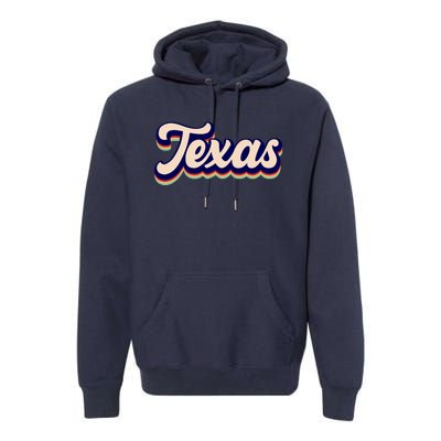 Retro Texas Logo Premium Hoodie