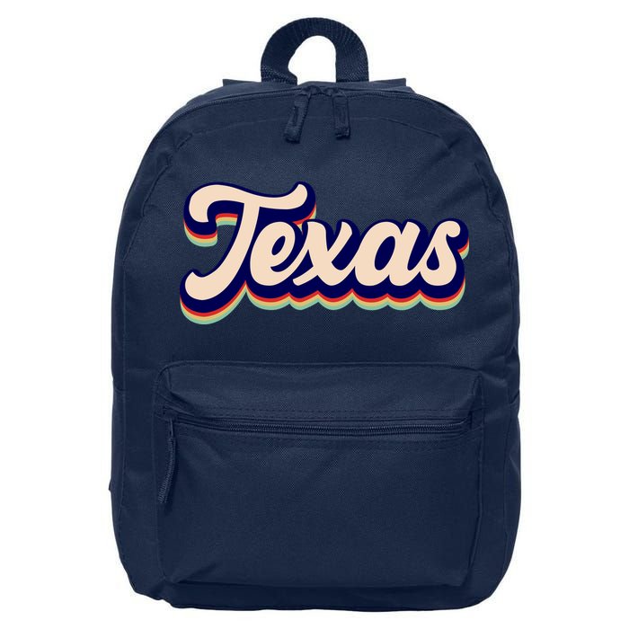 Retro Texas Logo 16 in Basic Backpack