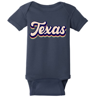 Retro Texas Logo Baby Bodysuit