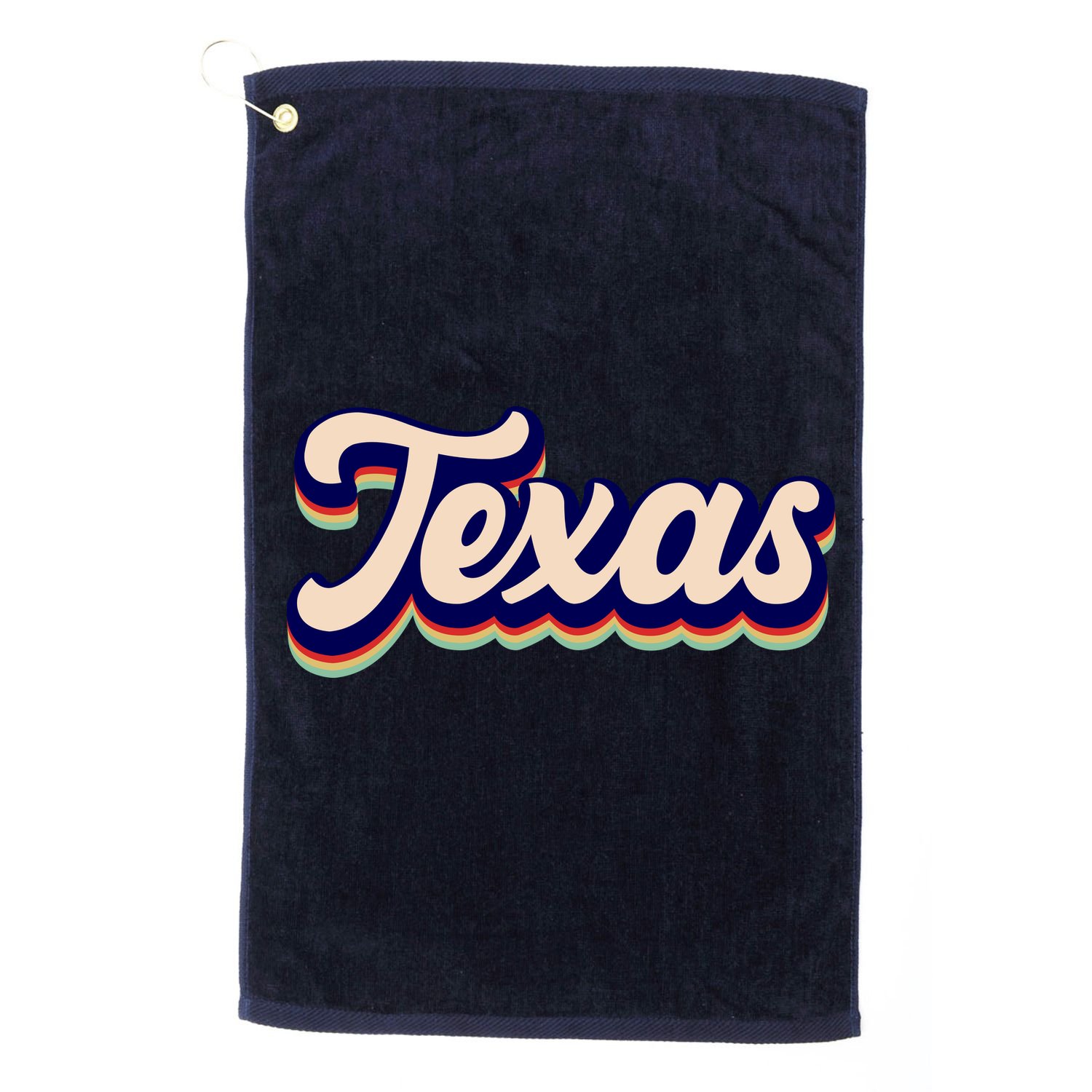 Retro Texas Logo Golf Towel