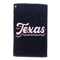 Retro Texas Logo Golf Towel