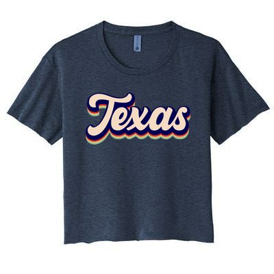 Retro Texas Logo Women's Crop Top Tee