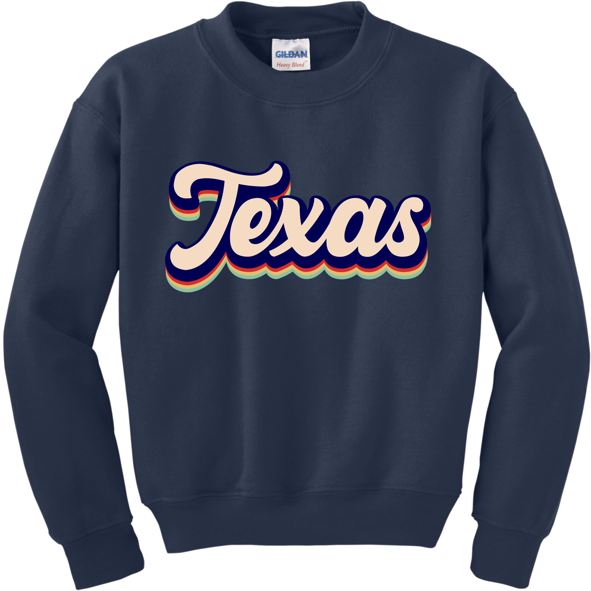 Retro Texas Logo Kids Sweatshirt