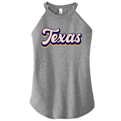 Retro Texas Logo Women's Perfect Tri Rocker Tank