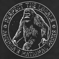 Respect The Locals Bigfoot Sasquatch American National Parks 25L Jumbo Tote