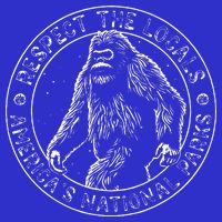 Respect The Locals Bigfoot Sasquatch American National Parks 16 in Basic Backpack
