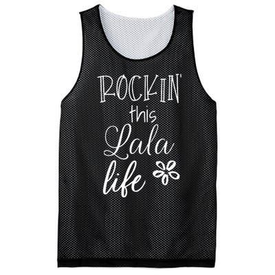 Rockin This Lala Life Special Grandma Grandmother Mesh Reversible Basketball Jersey Tank