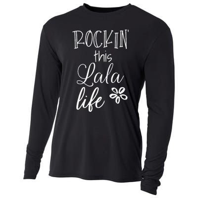 Rockin This Lala Life Special Grandma Grandmother Cooling Performance Long Sleeve Crew