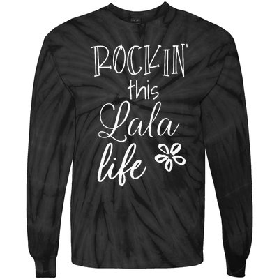 Rockin This Lala Life Special Grandma Grandmother Tie-Dye Long Sleeve Shirt