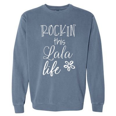 Rockin This Lala Life Special Grandma Grandmother Garment-Dyed Sweatshirt