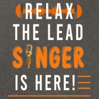 Relax The Lead Singer Is Here / Singing Music Songwriter Tee Cotton Canvas Backpack