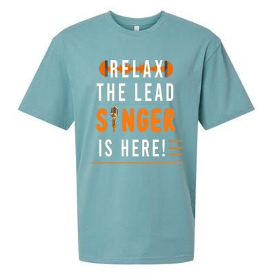 Relax The Lead Singer Is Here / Singing Music Songwriter Tee Sueded Cloud Jersey T-Shirt