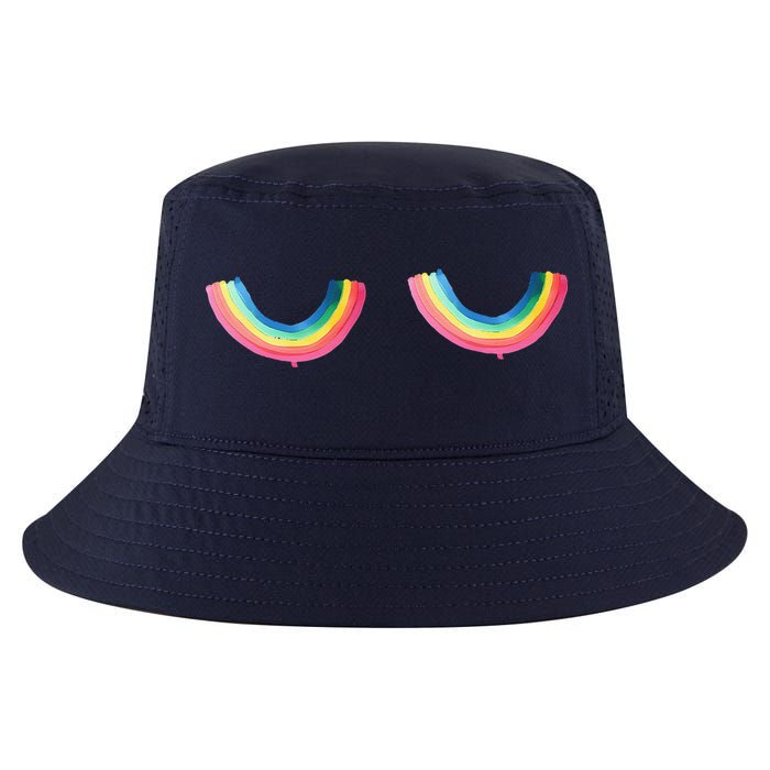 Rainbow Titt.Ies Lgbt Queer Cool Comfort Performance Bucket Hat