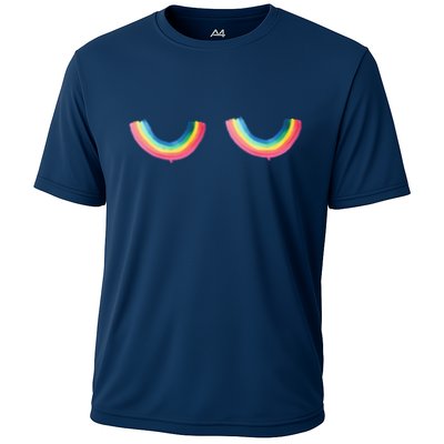 Rainbow Titt.Ies Lgbt Queer Performance Shirt
