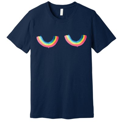 Rainbow Titt.Ies Lgbt Queer Premium T-Shirt