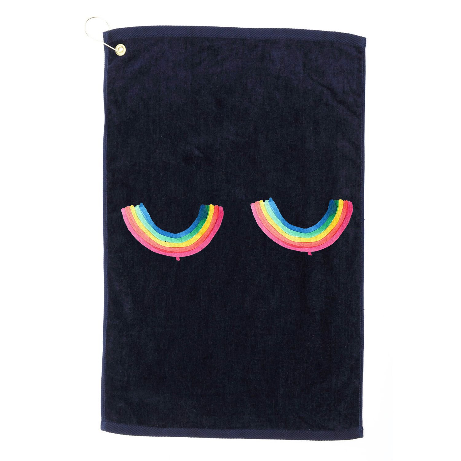 Rainbow Titt.Ies Lgbt Queer Golf Towel