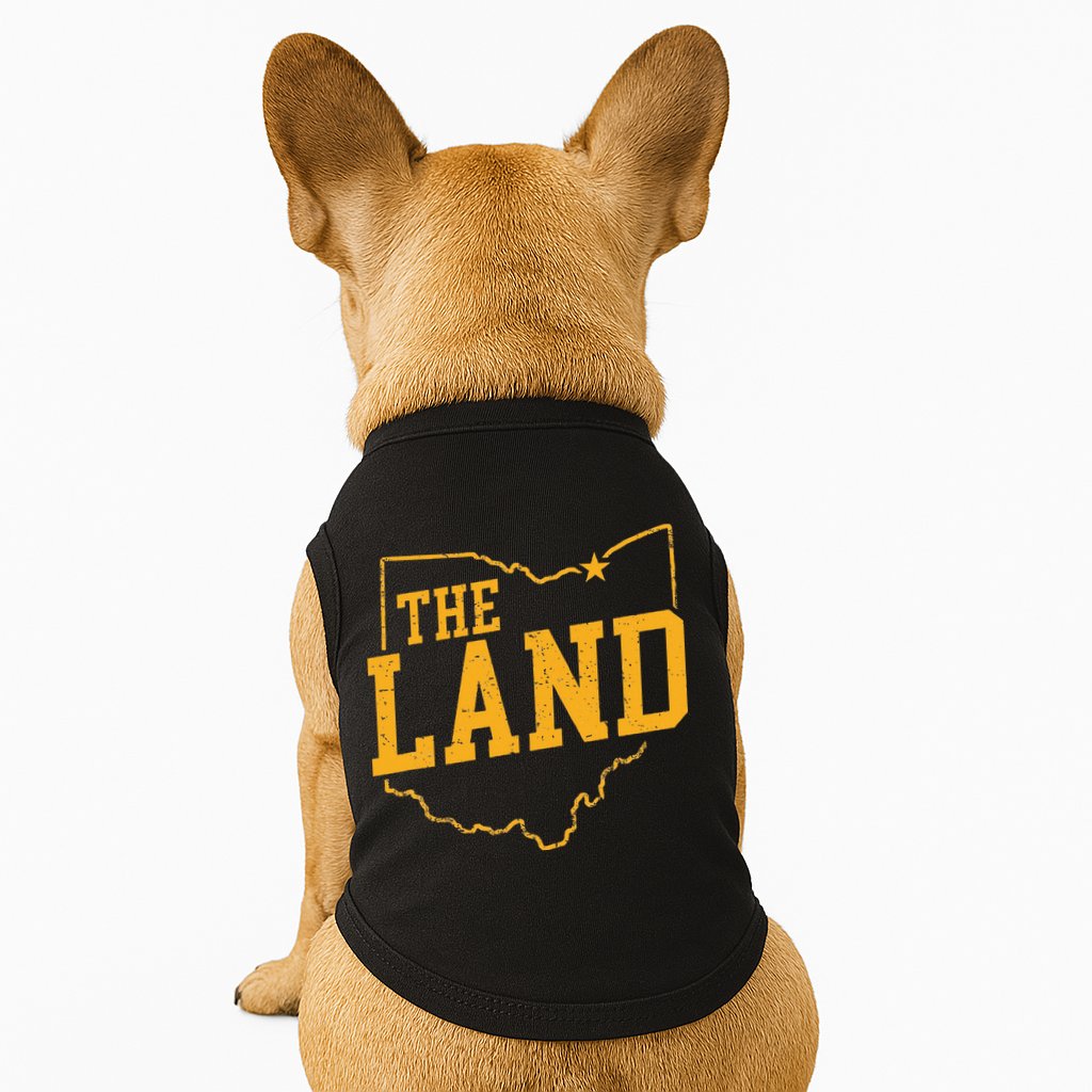 Retro The Land Cleveland Ohio Classic Throwback Souvenir Doggie Tank