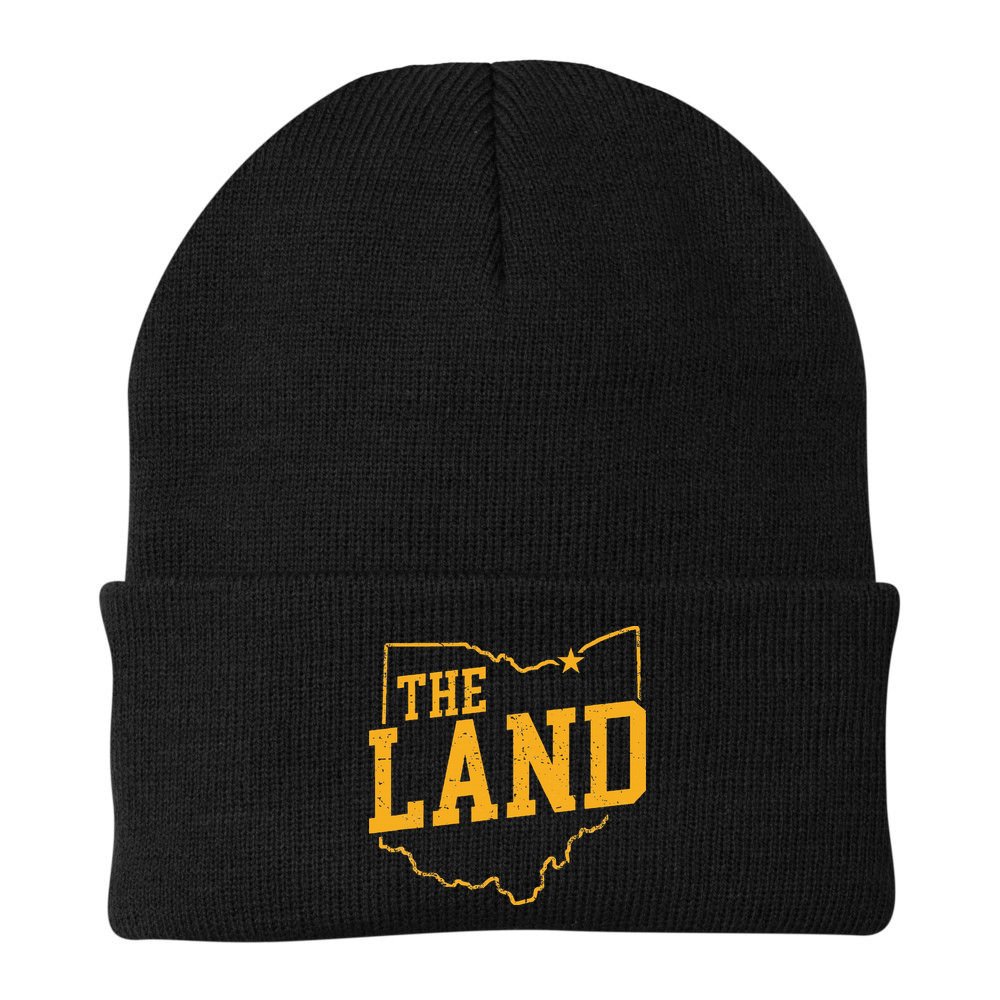 Retro The Land Cleveland Ohio Classic Throwback Souvenir Beanie