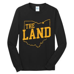 Retro The Land Cleveland Ohio Classic Throwback Souvenir Tall Long Sleeve T-Shirt